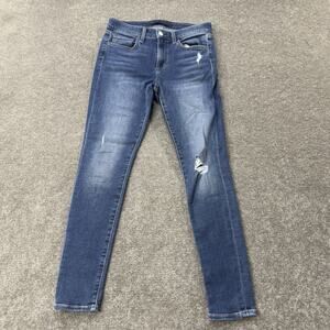 JOES The Icon Flawless Mid Rise Skinny Ankle Jeans Distressed 27 Stretch‎ Preppy